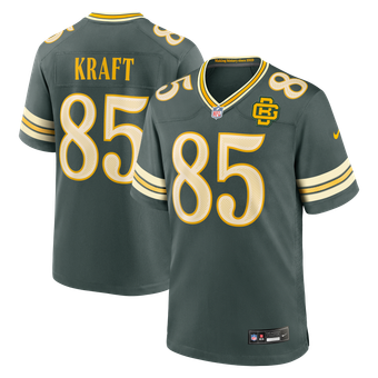 Men's Nike Tucker Kraft Green Green Bay Packers 2026 Rivalries Collection Game Jersey