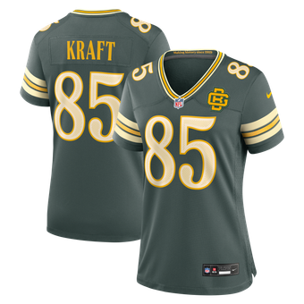 Women's Nike Tucker Kraft Green Green Bay Packers 2026 Rivalries Collection Game Jersey