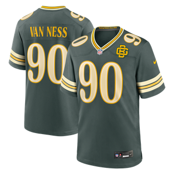Men's Nike Lukas Van Ness Green Green Bay Packers 2026 Rivalries Collection Game Jersey
