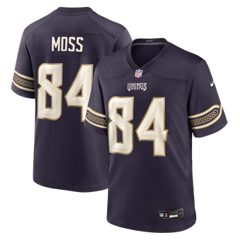 Men's Nike Randy Moss Purple Minnesota Vikings 2026 Rivalries Collection Game Jersey