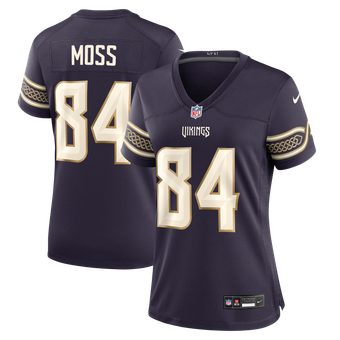 Women's Nike Randy Moss Purple Minnesota Vikings 2026 Rivalries Collection Game Jersey