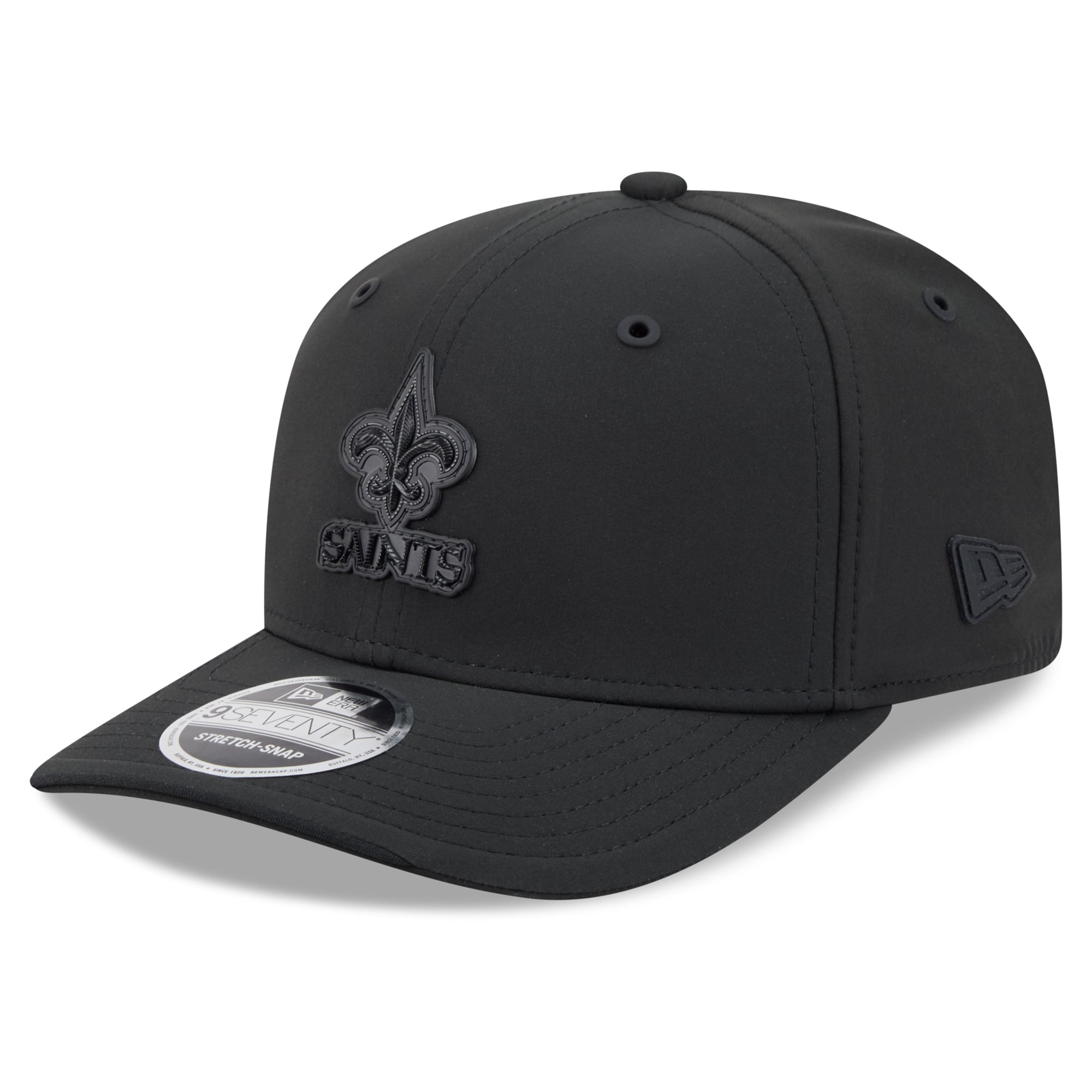 Men’s New Era Black New Orleans Saints 2026 Sideline 9SEVENTY Adjustable Hat