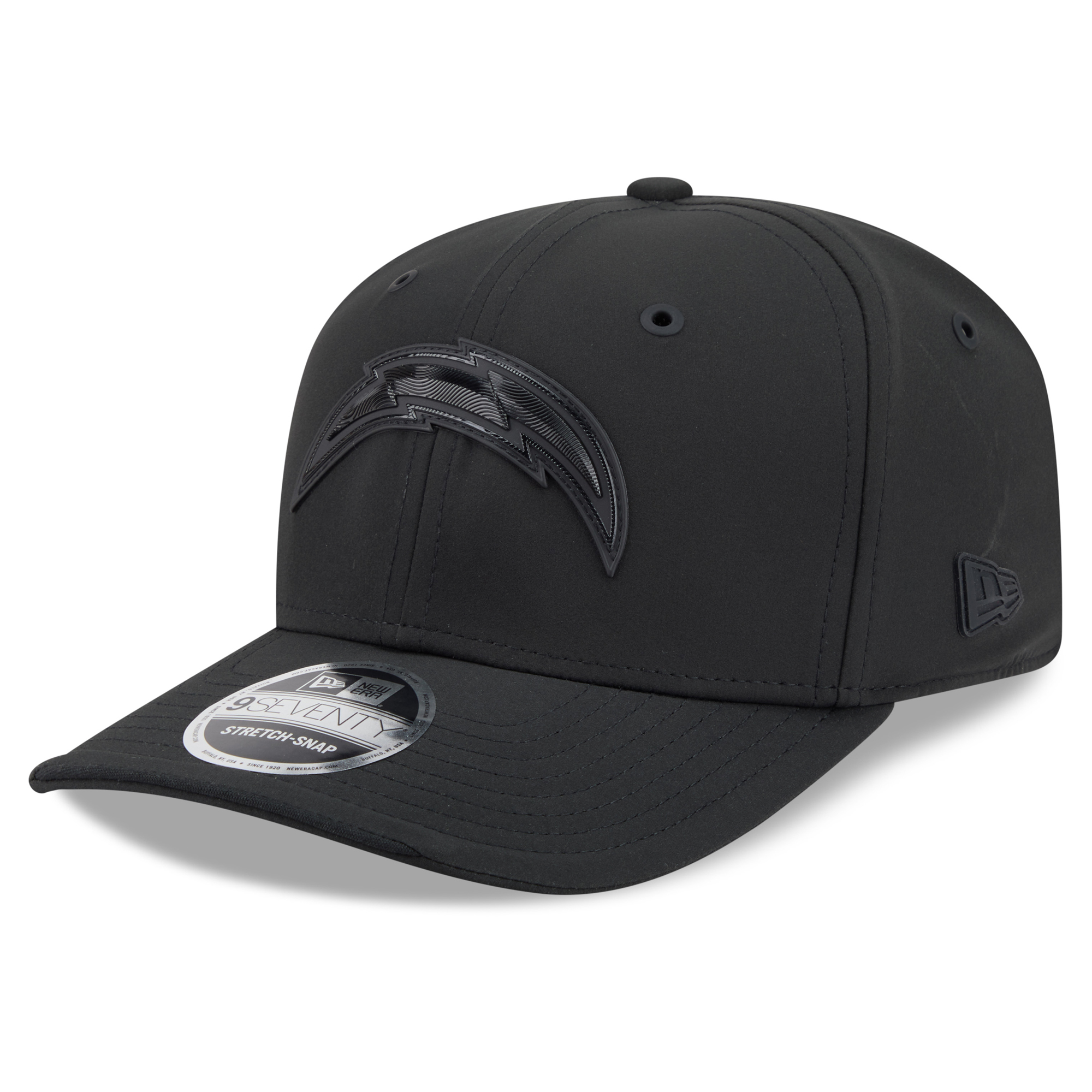 Men's New Era Black Los Angeles Chargers 2026 Sideline 9SEVENTY Adjustable Hat