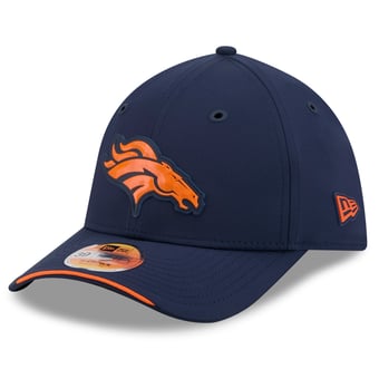 Men's New Era Navy Denver Broncos 2026 Sideline 39THIRTY M-Crown Flex Hat