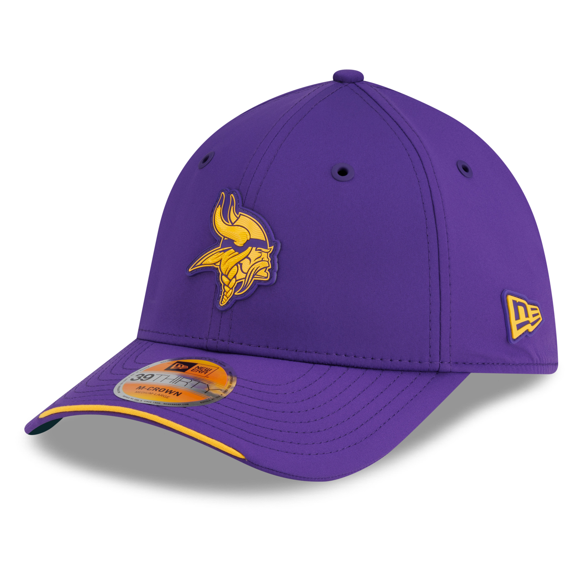 Men's New Era Purple Minnesota Vikings 2026 Sideline 39THIRTY M-Crown Flex Hat
