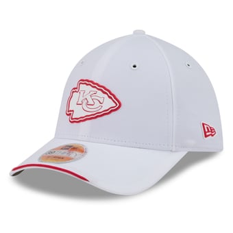 Men's New Era White Kansas City Chiefs 2026 Sideline 39THIRTY M-Crown Flex Hat