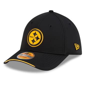 Men's New Era Black Pittsburgh Steelers 2026 Sideline 39THIRTY M-Crown Flex Hat