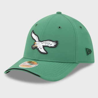 Men's New Era Kelly Green Philadelphia Eagles 2026 Sideline Throwback 39THIRTY M-Crown Flex Hat