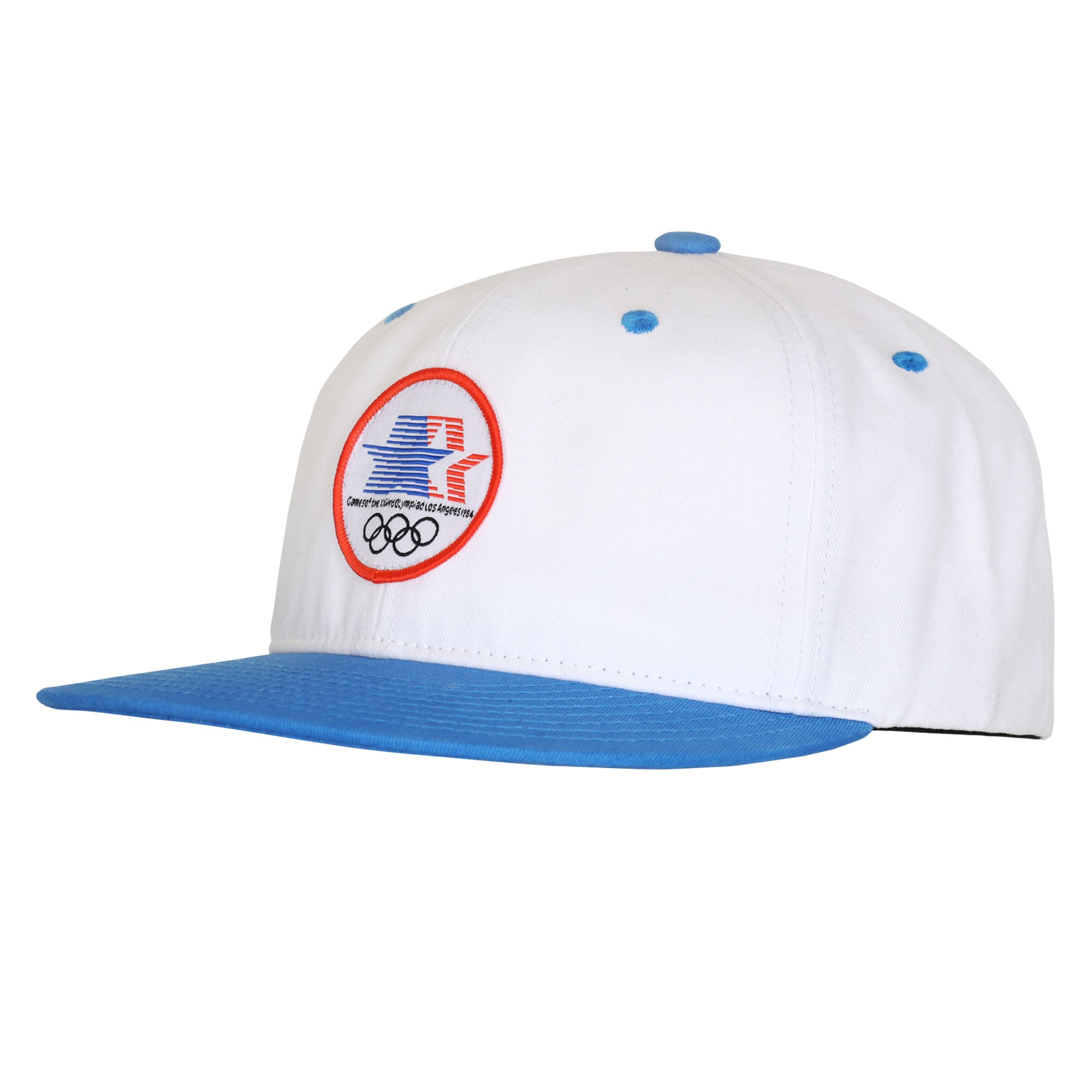 Men's Outerstuff  White/Royal Los Angeles 1984 Summer Olympics Deadstock Snapback Hat
