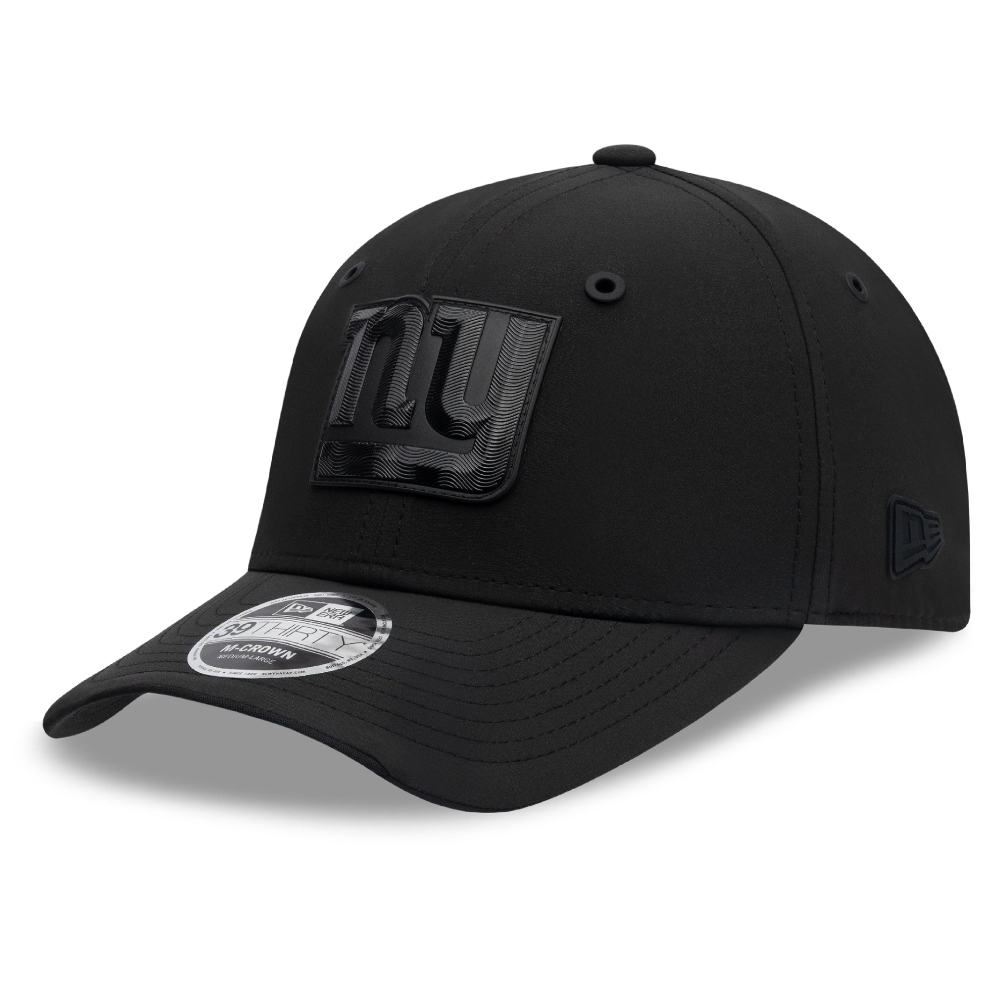 Men's New Era Black New York Giants 2026 Sideline 39THIRTY M-Crown Stretch Hat