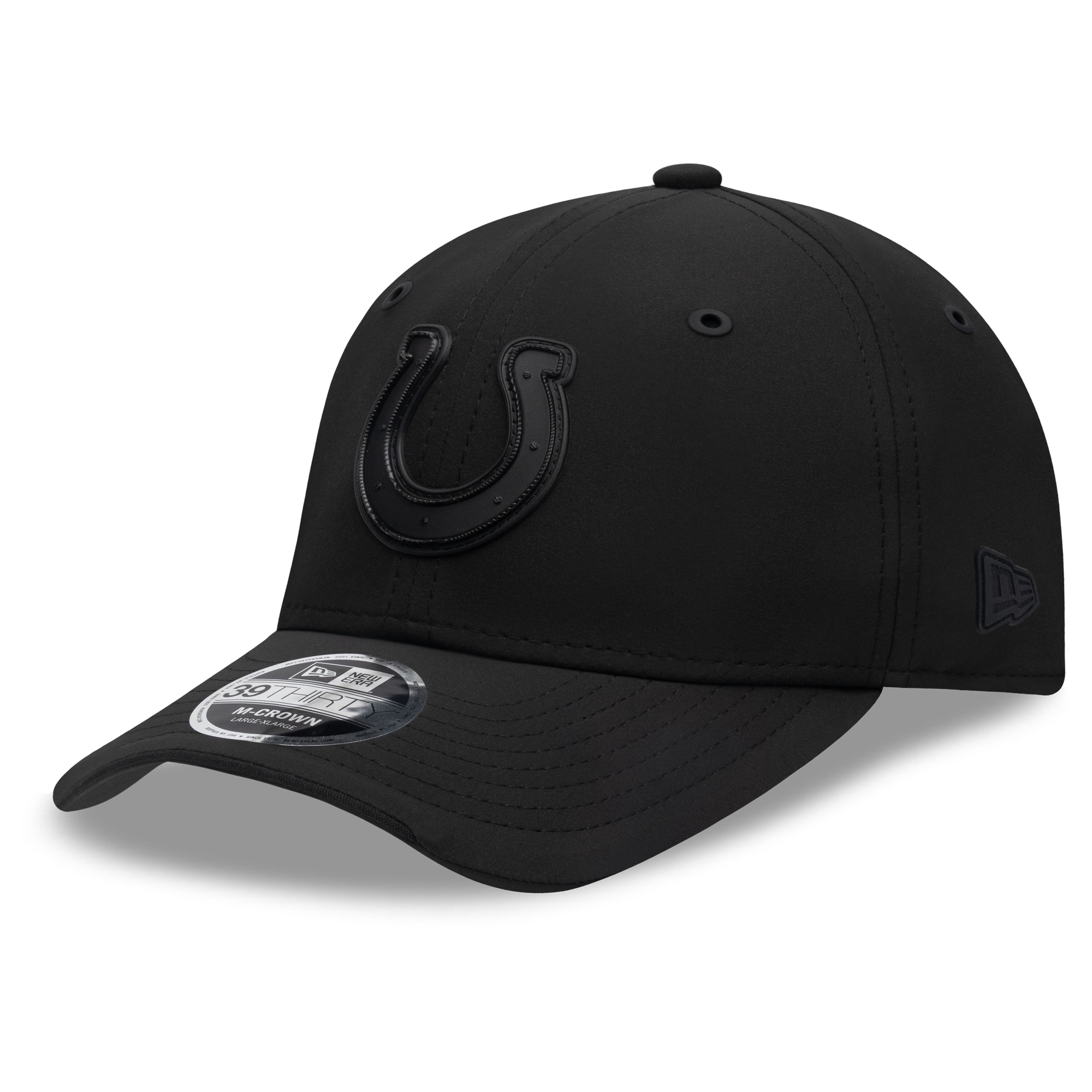 Men's New Era Black Indianapolis Colts 2026 Sideline 39THIRTY M-Crown Stretch Hat