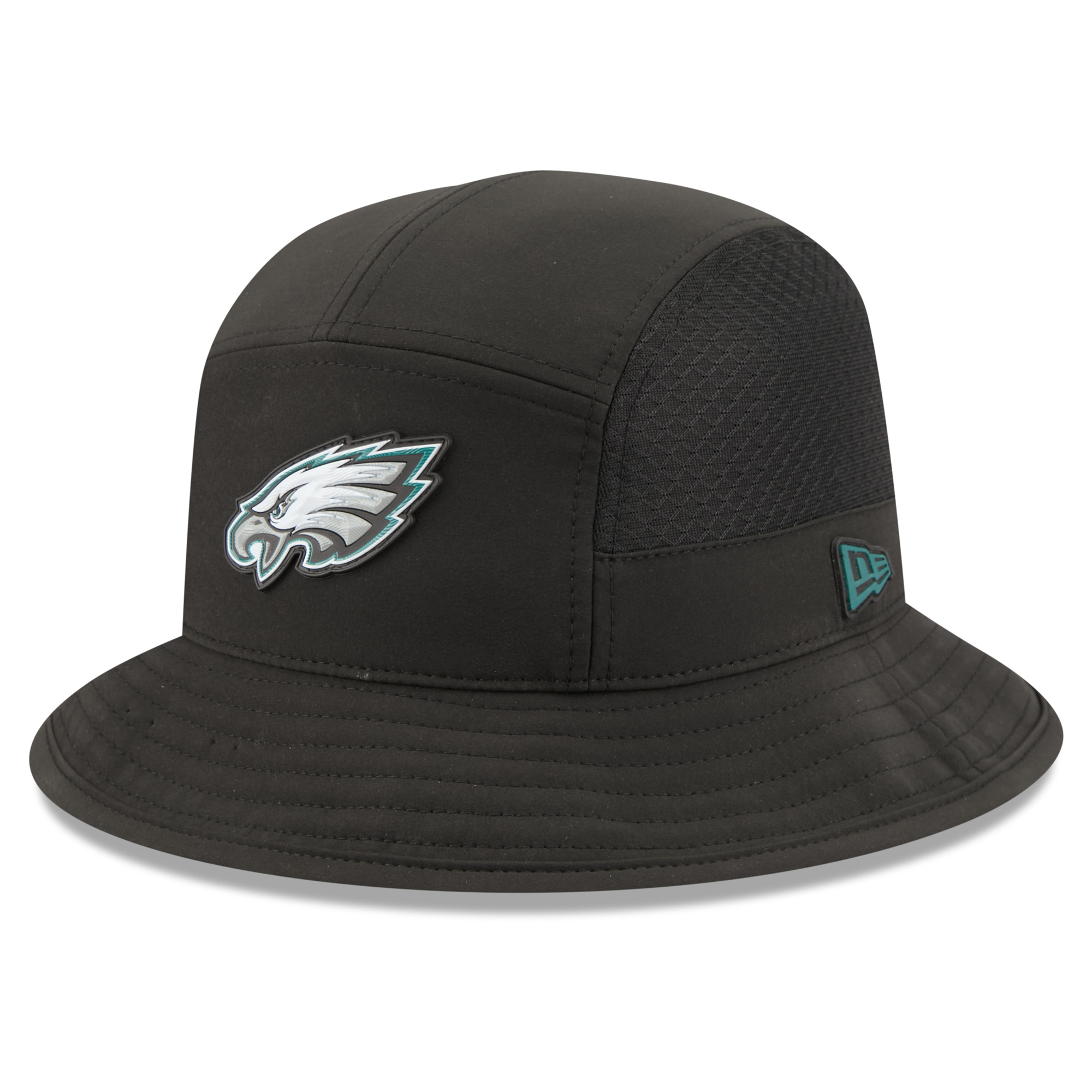 Men's New Era Black Philadelphia Eagles 2026 Sideline Bucket Hat
