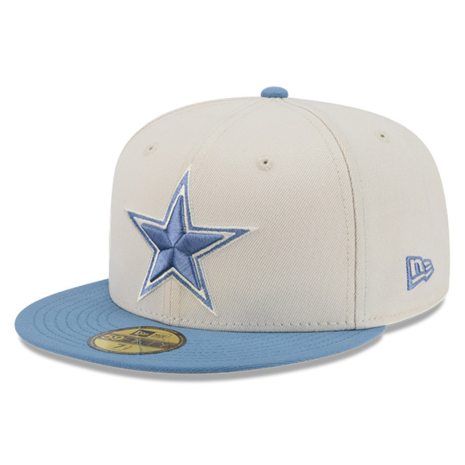 Men's New Era  Cream/Blue Dallas Cowboys Color Pack 59FIFTY Fitted Hat