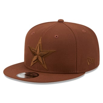 Men's New Era Brown Dallas Cowboys Color Pack 9FIFTY Snapback Hat
