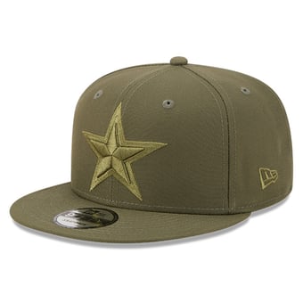 Men's New Era Olive Dallas Cowboys Color Pack 9FIFTY Snapback Hat