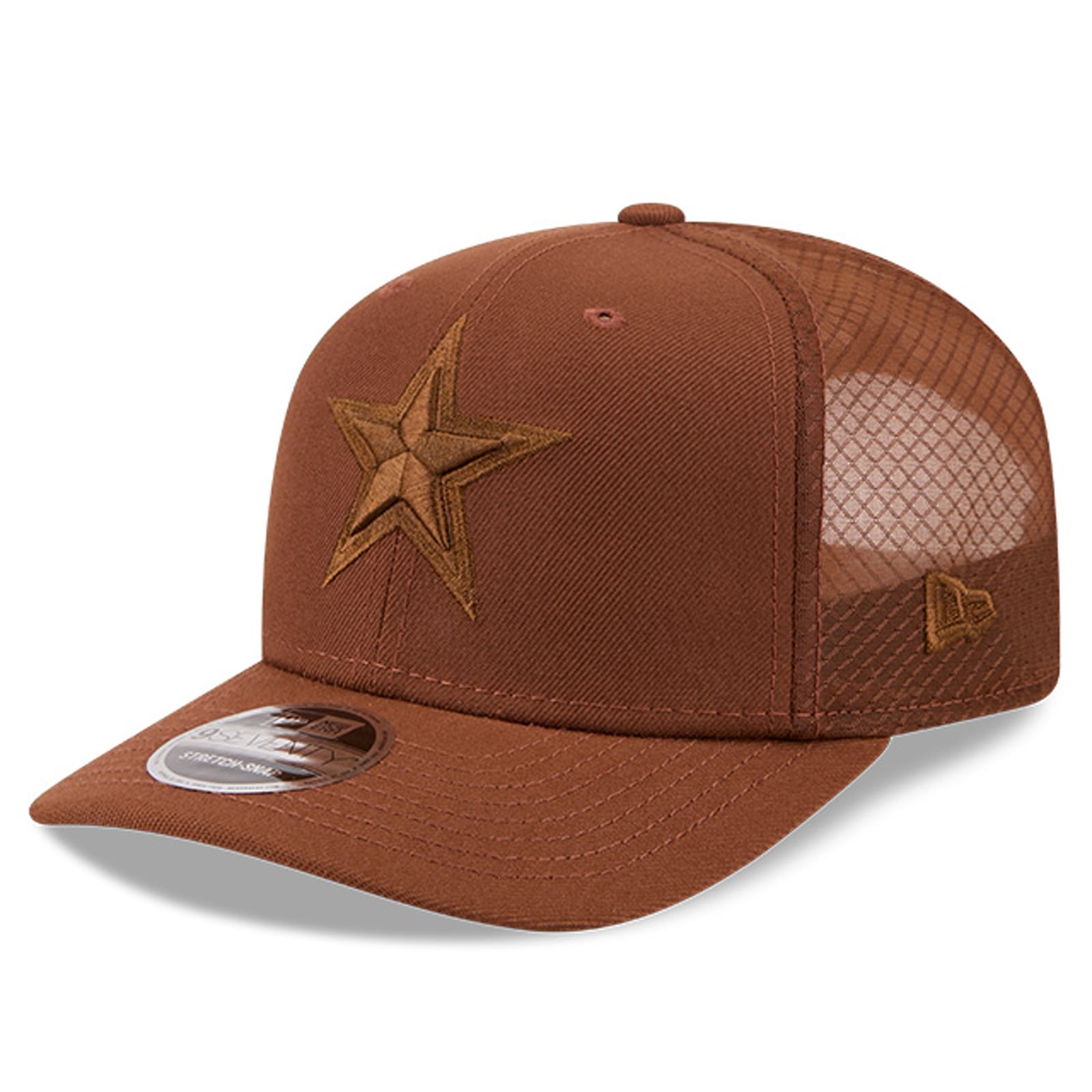 Men's New Era  Brown Dallas Cowboys Color Pack 9SEVENTY Trucker Adjustable Hat