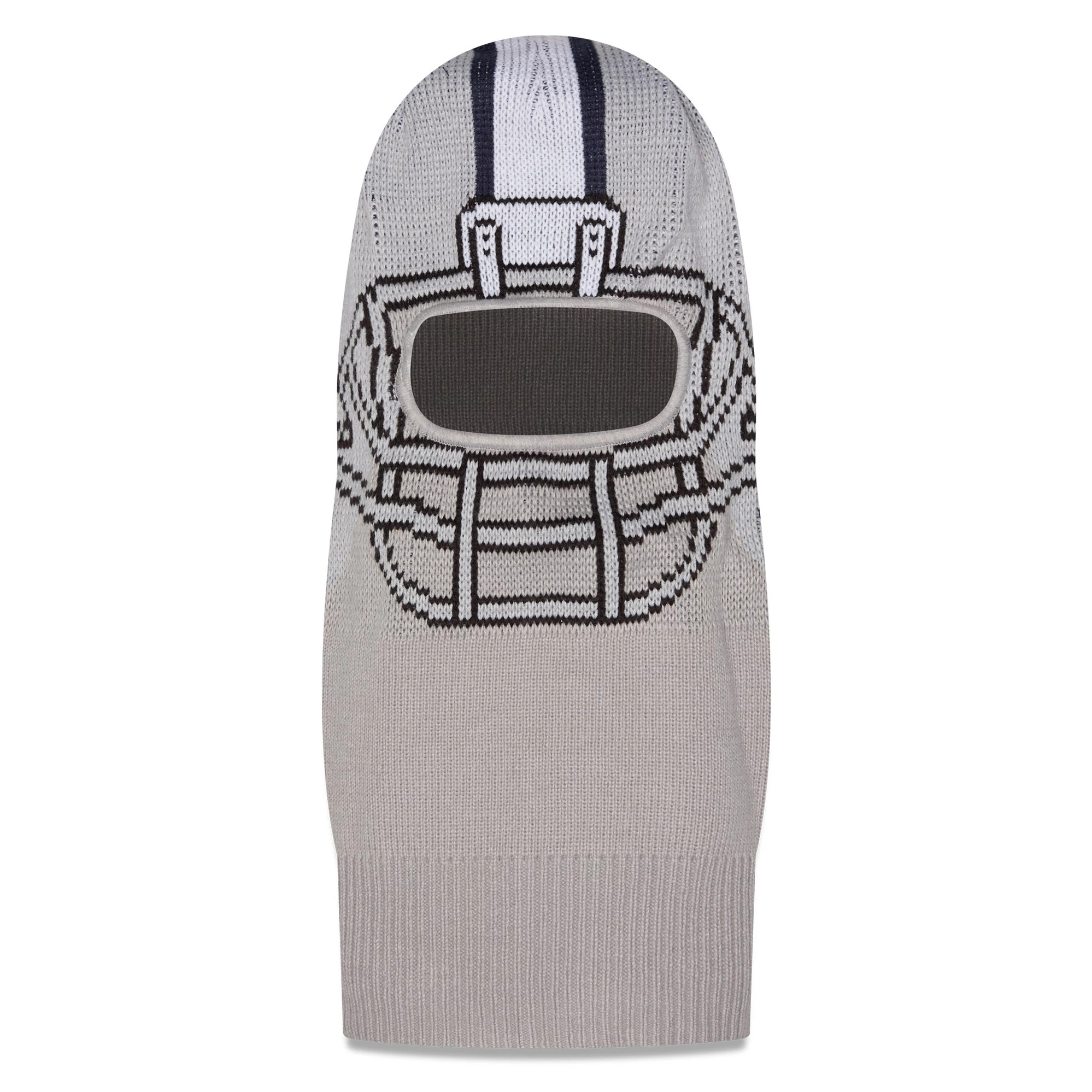 Men's New Era Gray Dallas Cowboys Helmet Knit Balaclava
