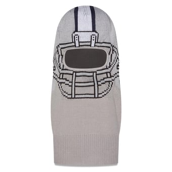 Men's New Era Gray Dallas Cowboys Helmet Knit Balaclava