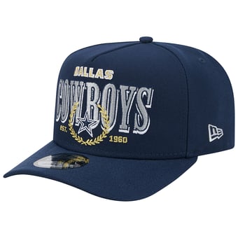 Men's New Era Navy Dallas Cowboys Laurel A-Frame 9FIFTY Snapback Hat