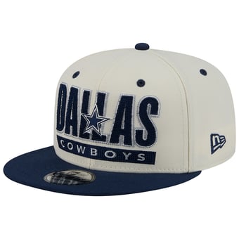 Men's New Era Cream/Navy Dallas Cowboys Classic 9FIFTY Snapback Hat