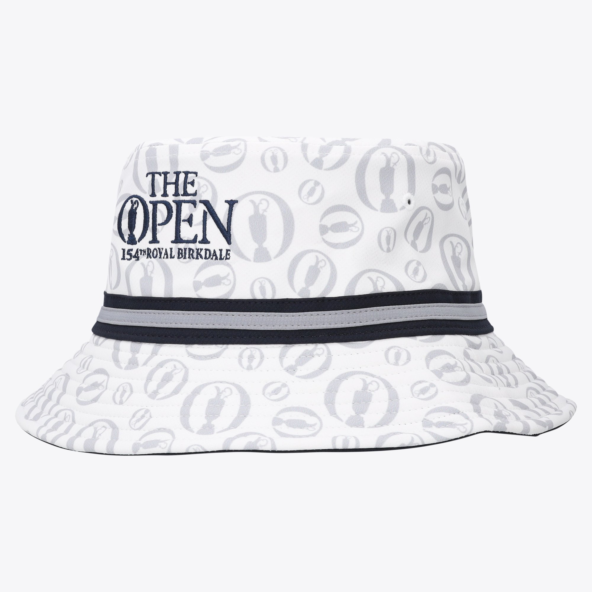 Cappello da pescatore con stampa integrale The Open 154th Royal Birkdale - Bianco