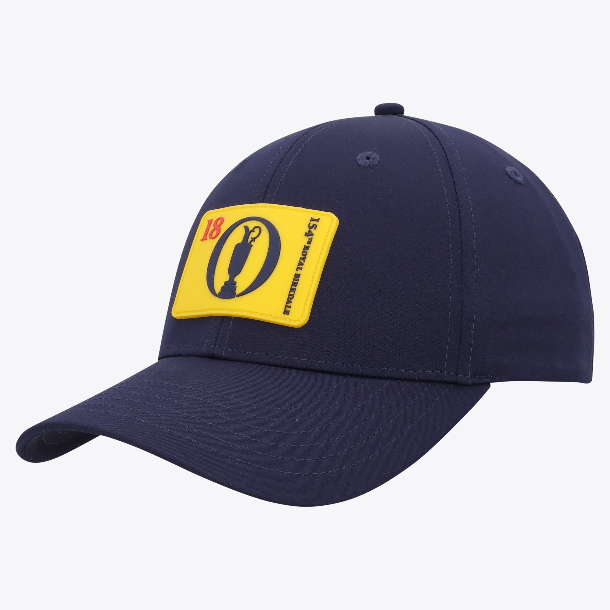Gorra estilo bandera con pin del 154.º Open Royal Birkdale - Azul marino