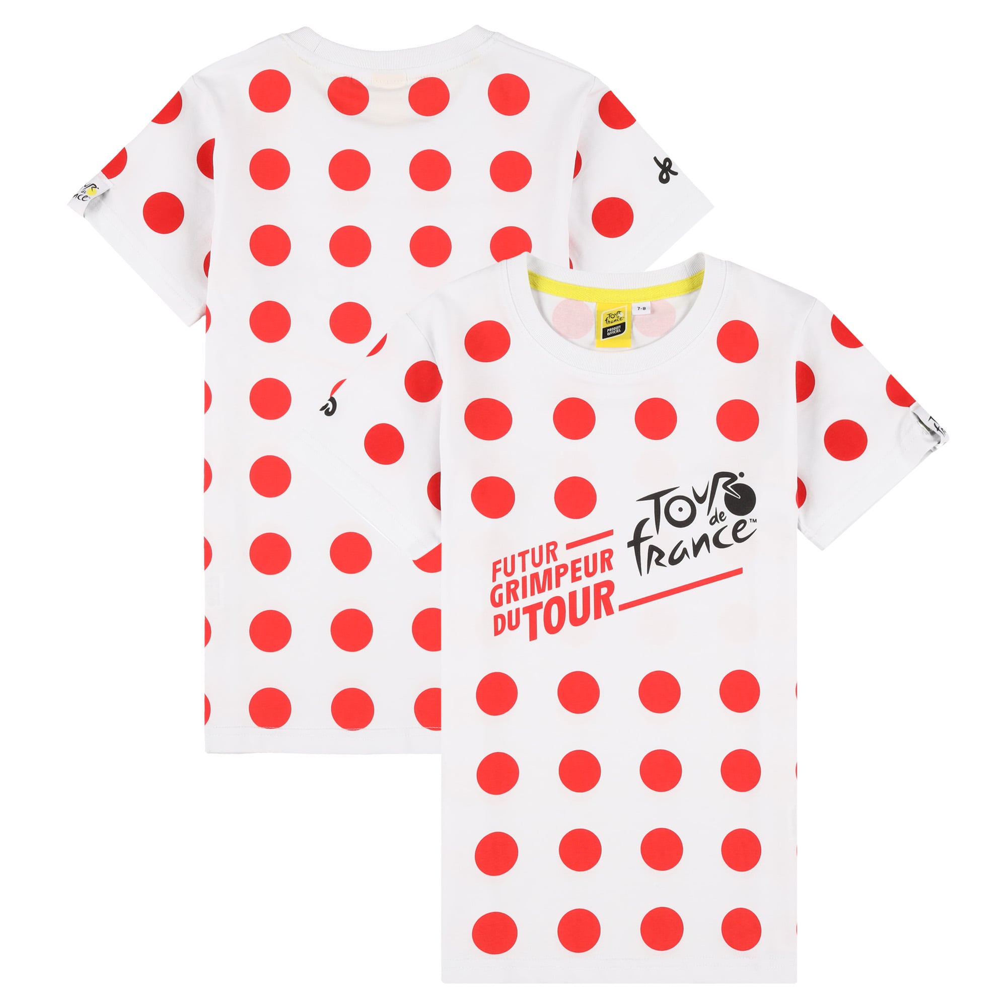 Maglietta logo leader Tour de France - A pois - Bambini