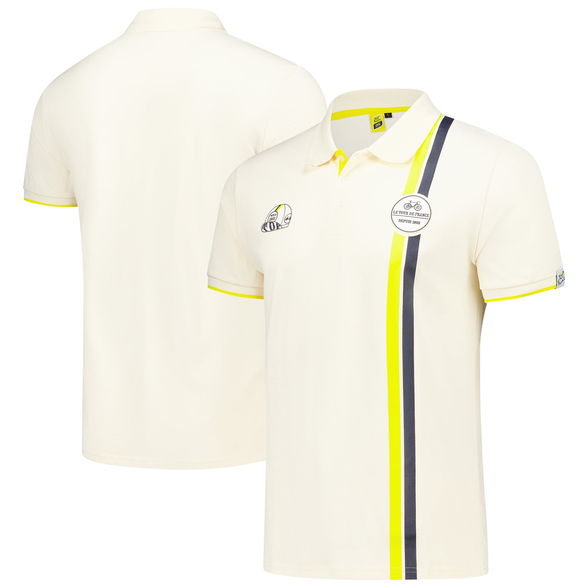 Polo patch Tour de France - Beige