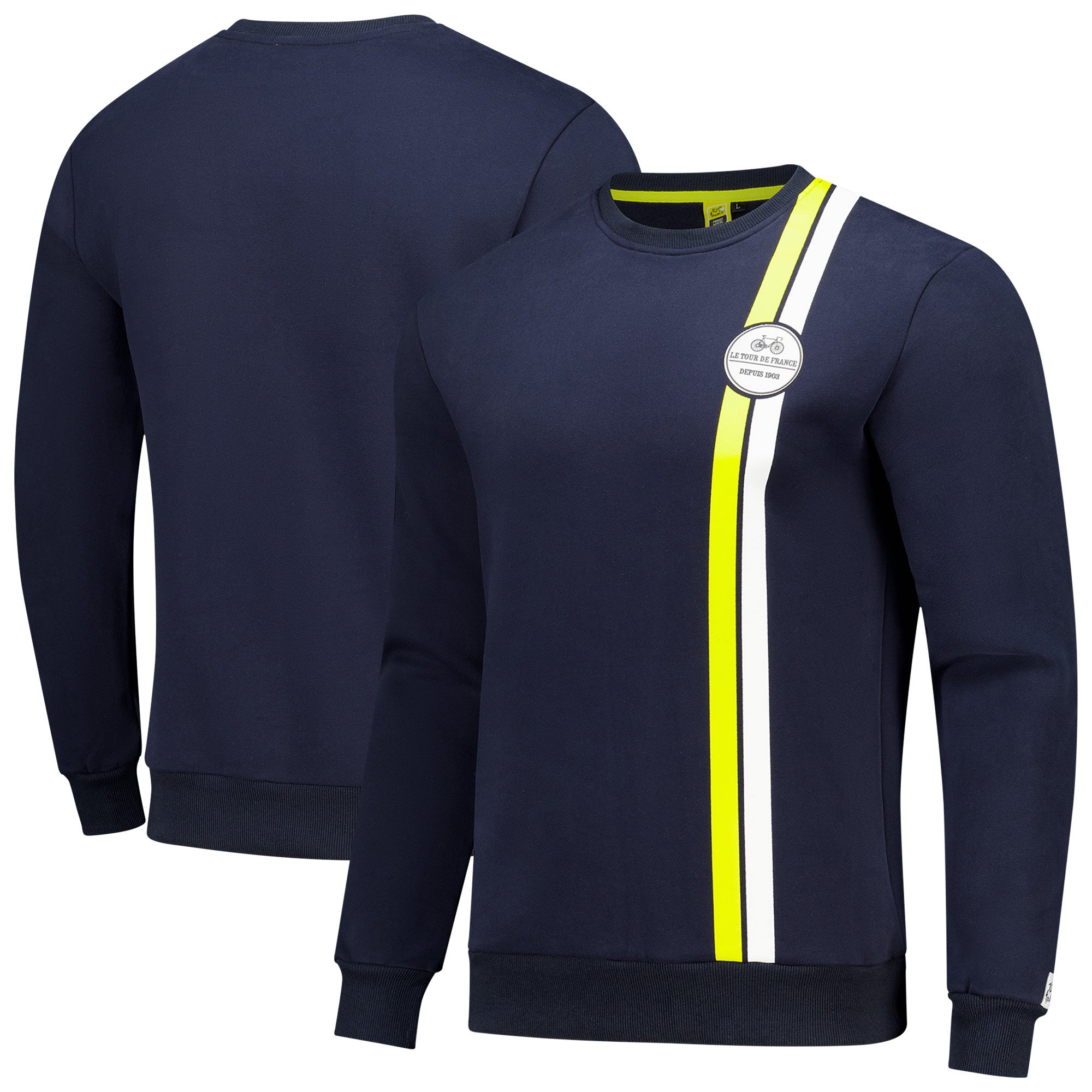 Felpa girocollo vintage Tour de France - Blu navy