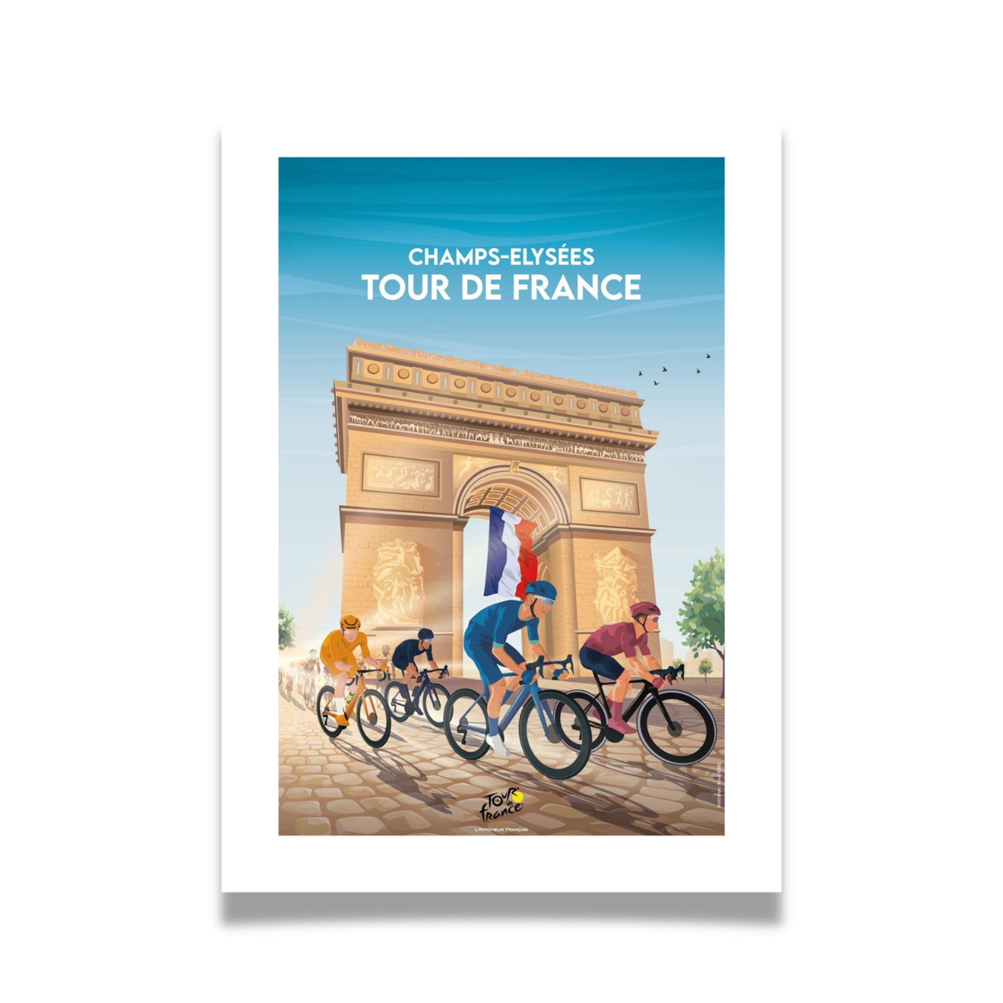 Locandina ufficiale Tour de France Champs-Elysées