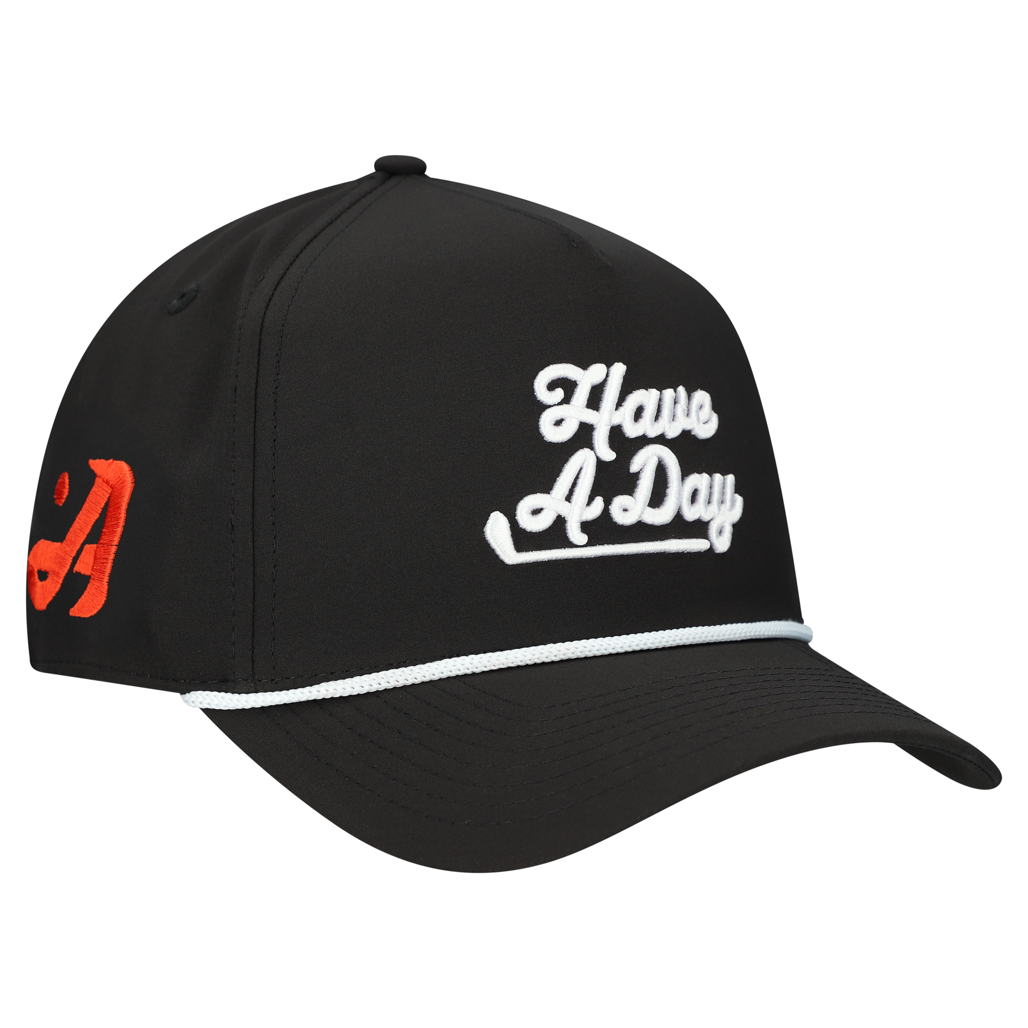 Men's Breezy Golf Black Atlanta Drive GC Have a Day Rope Adjustable Hat