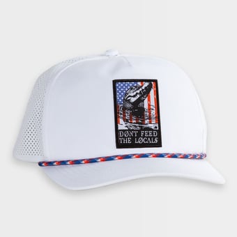 Unisex  White Flomotion DFTL USA Performance Snapback Hat