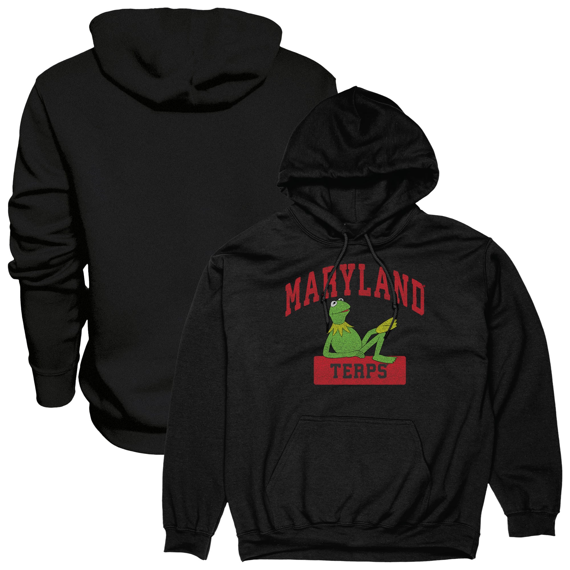 Unisex Blue 84  Black Maryland Terrapins x Muppets Kermencement Hoodie