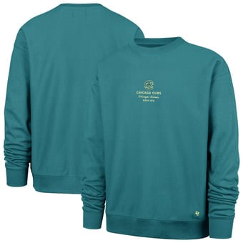 Men's '47  Hunter Green Chicago Cubs Anderson Foundation Sweatshirt
