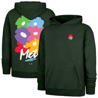 Men's '47  Dark Green New York Mets Gallery Foundation Hoodie