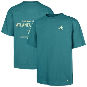 Men's '47  Hunter Green Atlanta Braves Leon Foundation T-Shirt