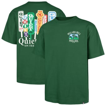 Men's '47  Green Philadelphia Phillies Plackard Foundation T-Shirt