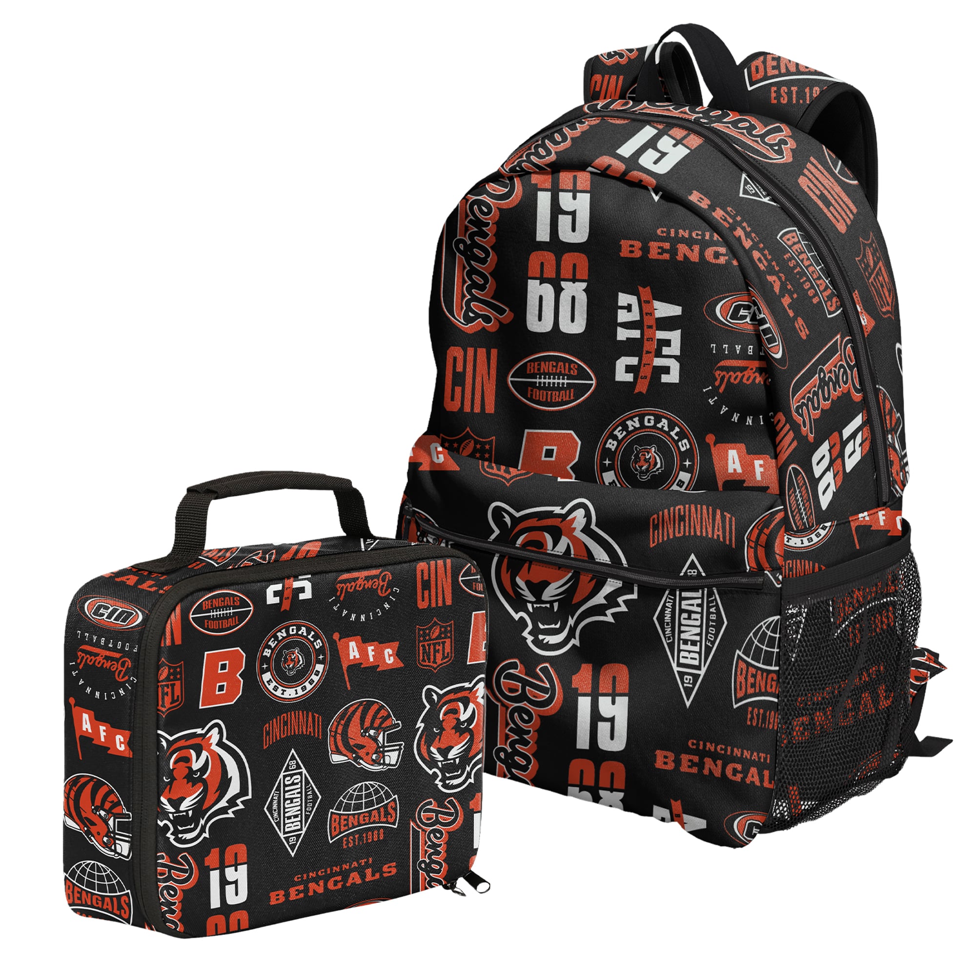 Outerstuff Cincinnati Bengals Backpack and Lunchbox Set