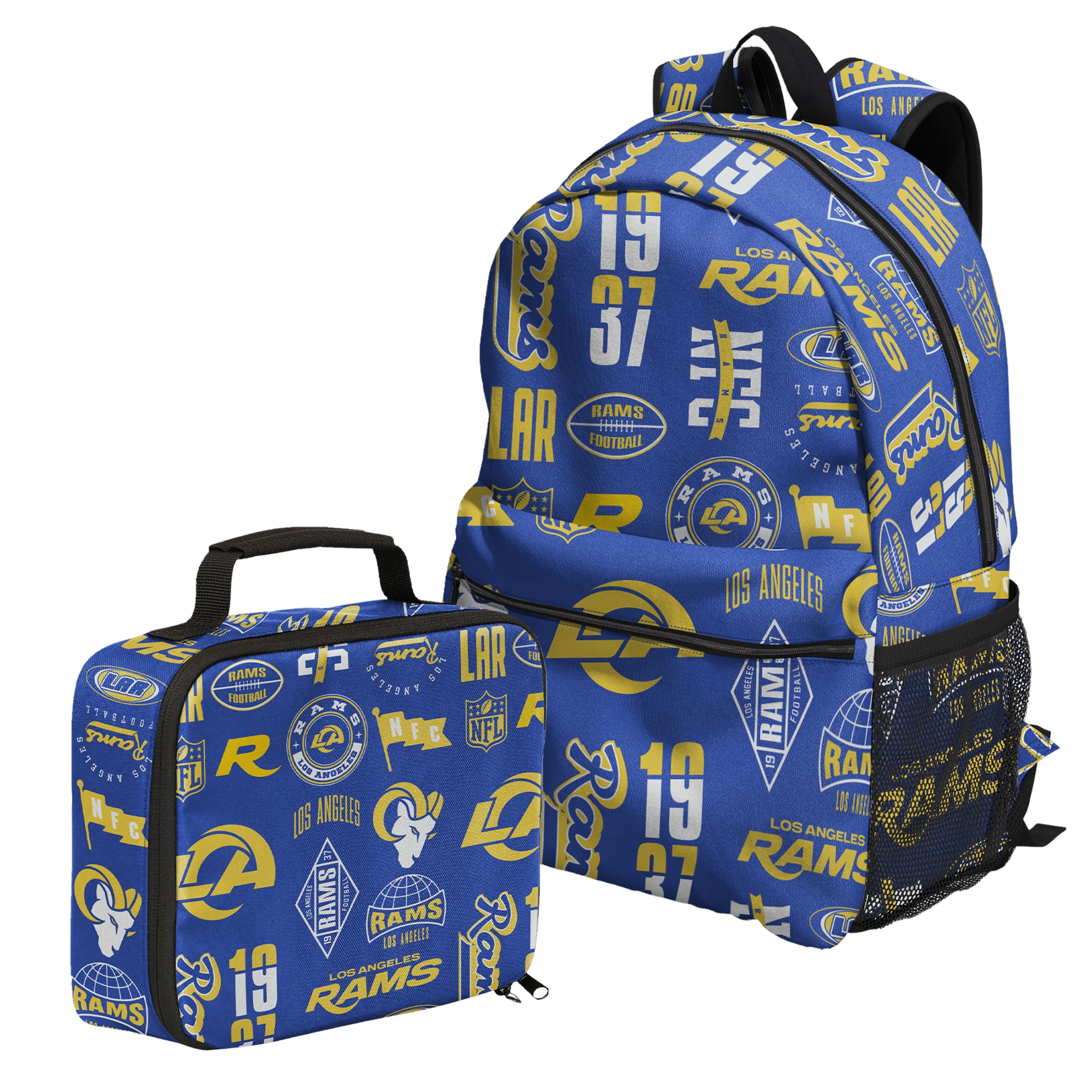 Outerstuff Los Angeles Rams Backpack and Lunchbox Set
