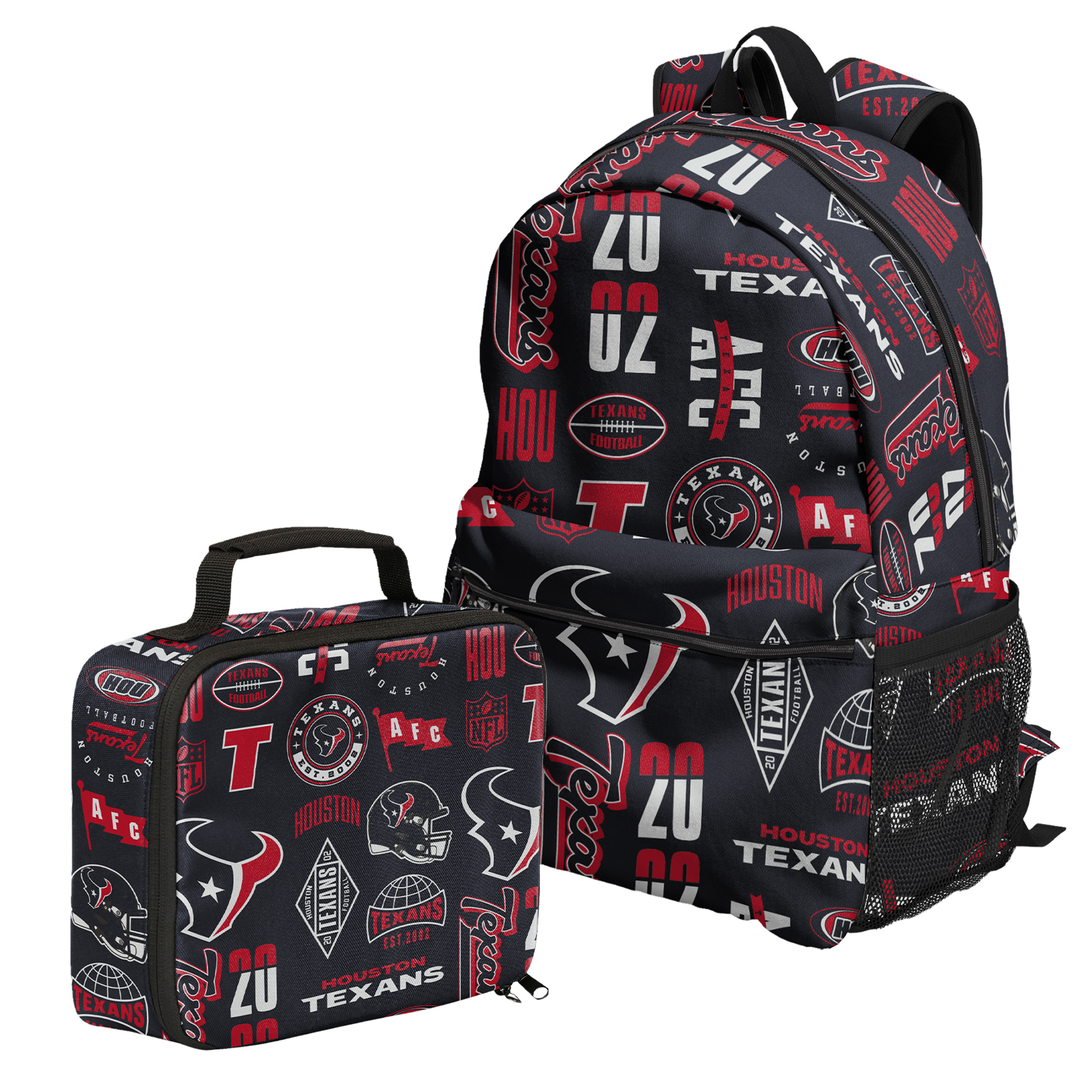 Outerstuff Houston Texans Backpack and Lunchbox Set