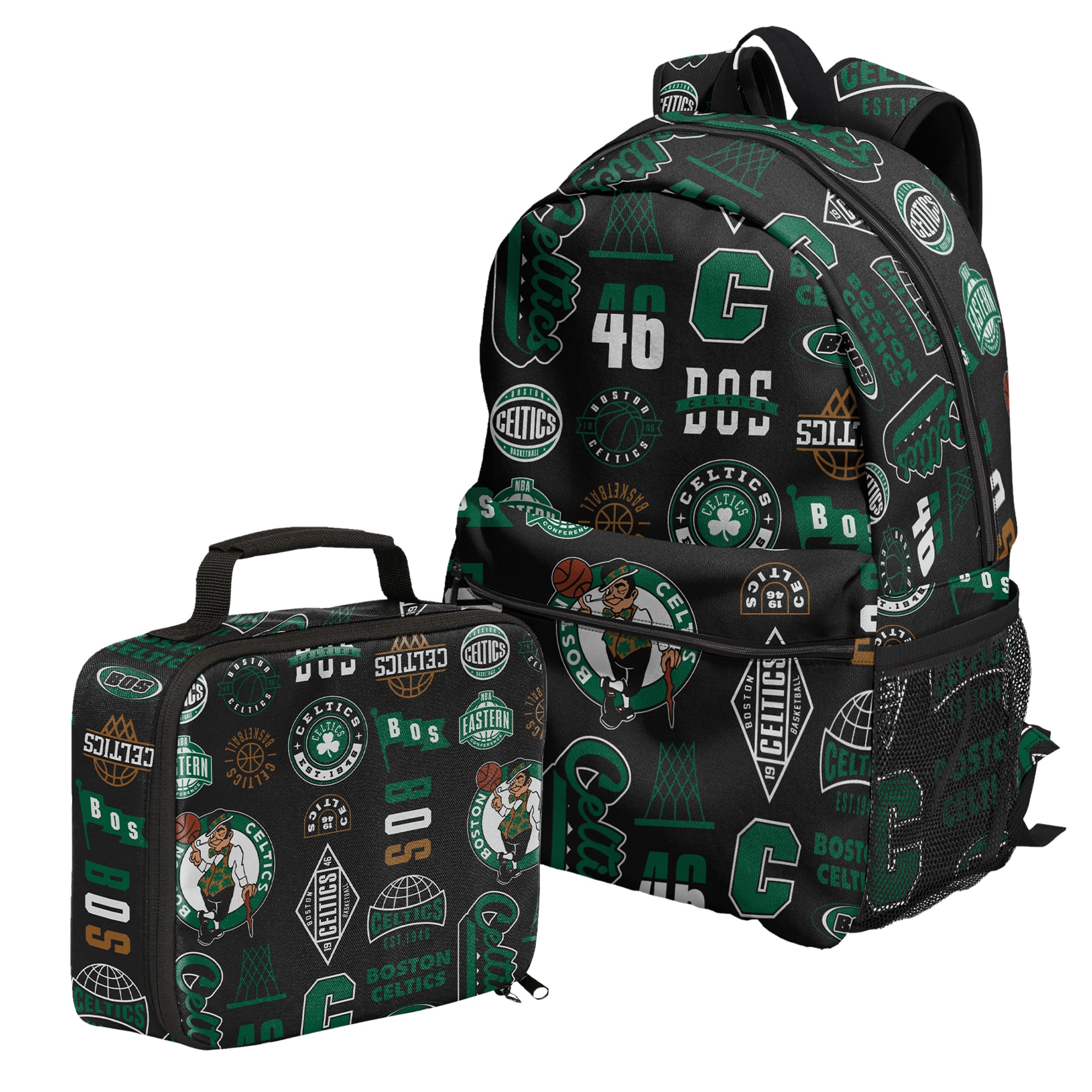 Outerstuff Boston Celtics Backpack and Lunchbox Set