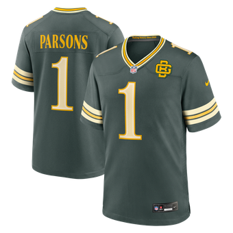 Men's Nike Micah Parsons Green Green Bay Packers 2026 Rivalries Collection Game Jersey