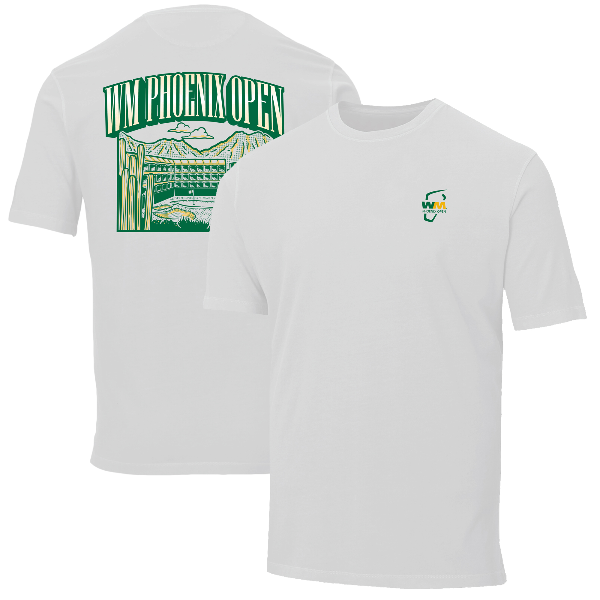Unisex Ahead White WM Phoenix Open 16 Stadium Chapman T-Shirt Unisex Ahead White WM Phoenix Open 16 Stadium Chapman T-Shirt