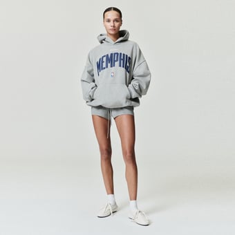 Unisex Fear of God x NBA Heather Gray Memphis Grizzlies  90s Hoodie