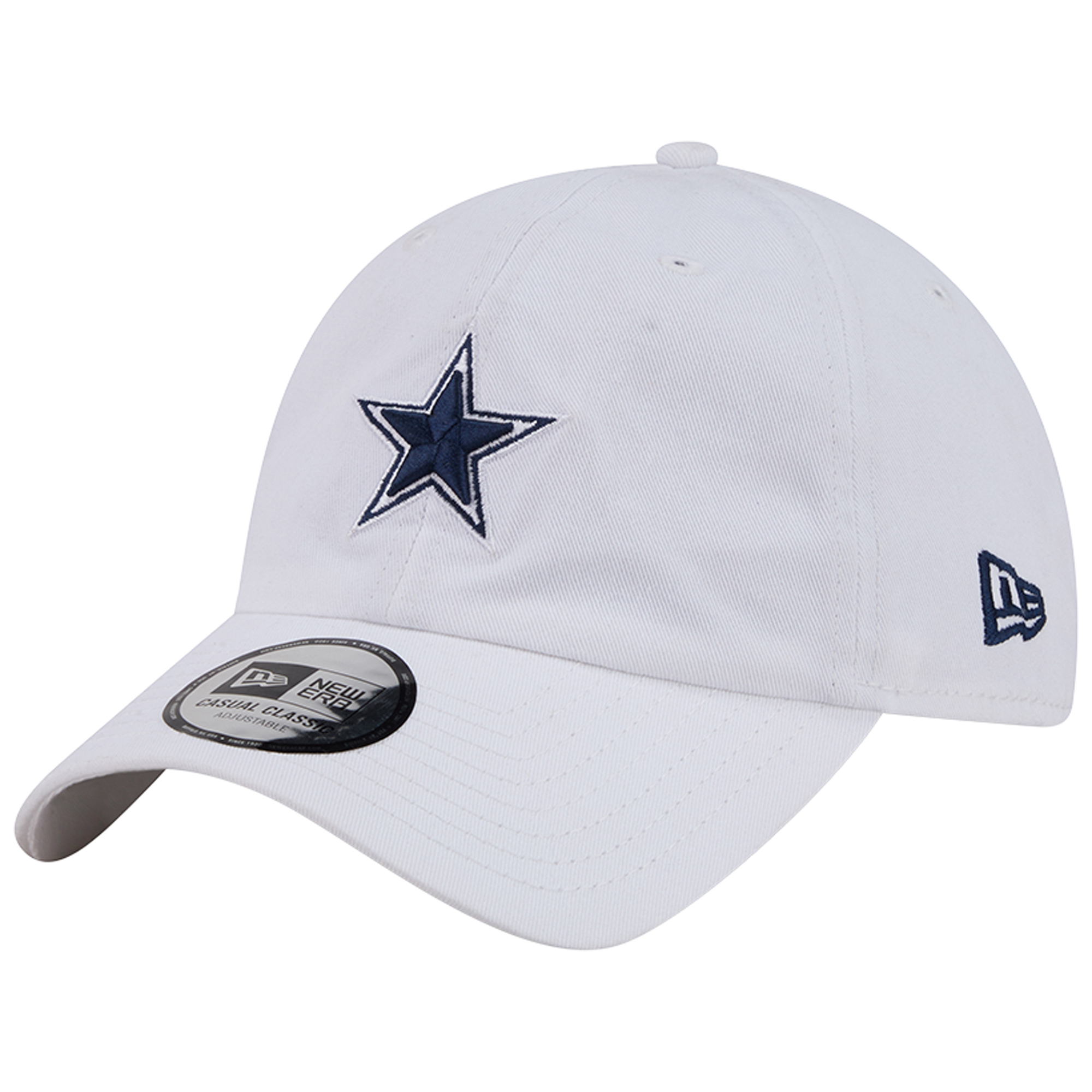 Women's New Era White Dallas Cowboys Evergreen Casual Classic Adjustable Hat