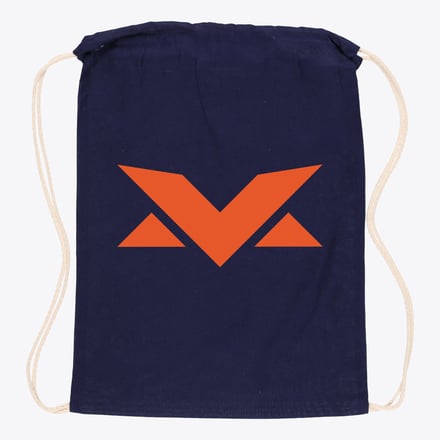 MV Logo Drawstring Bag - Navy