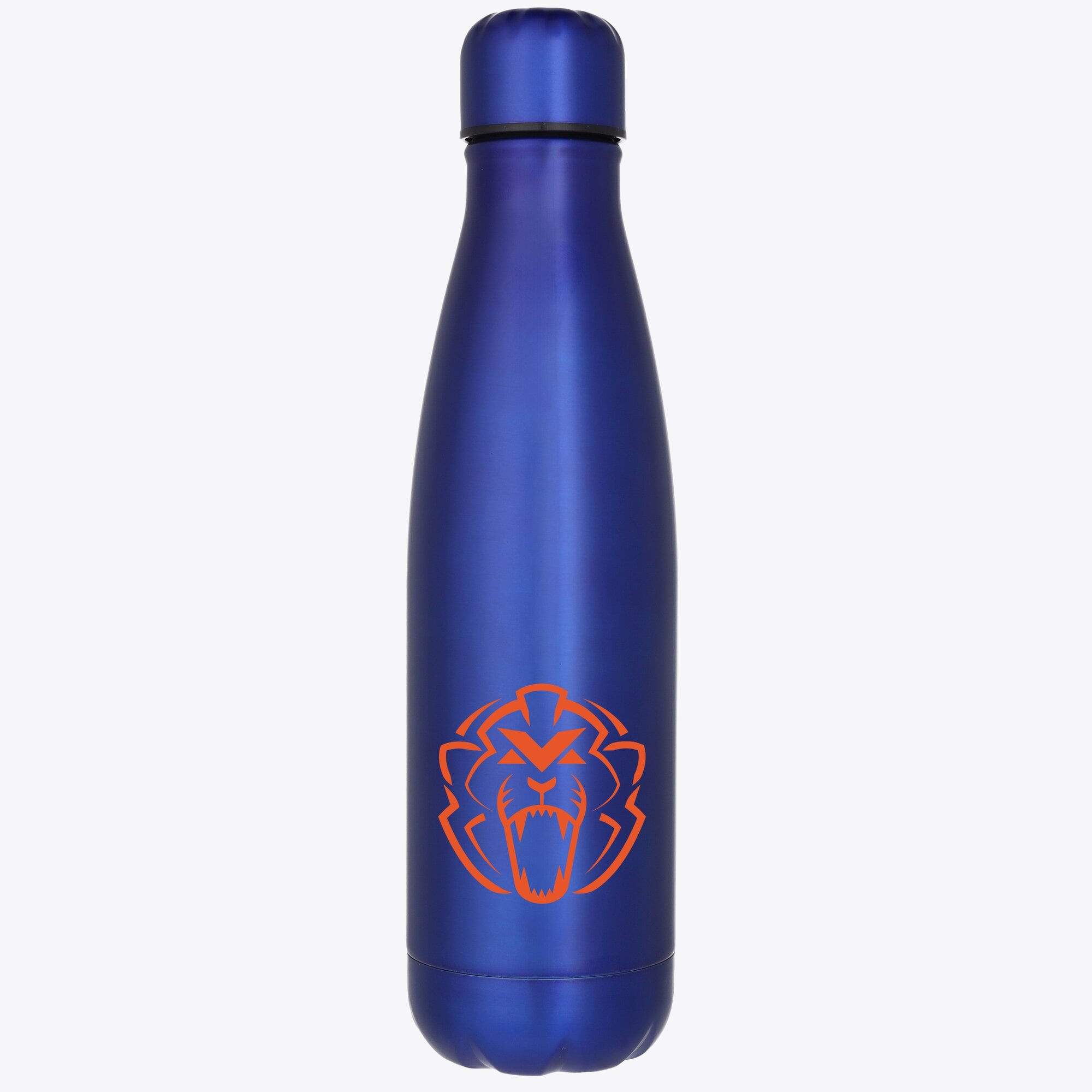 Unleash the Lion Logo Edelstahl-Trinkflasche (500 ml) – Königsblau
