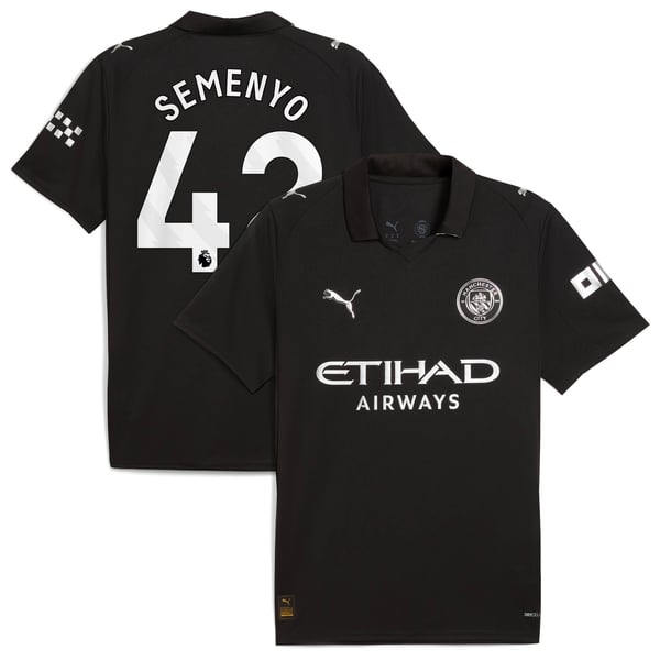 Maillot Manchester City Extérieur PUMA 24/25 avec flocage Semenyo 42