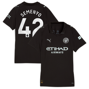 Maillot Manchester City Extérieur PUMA - Femme avec flocage Semenyo 42, vue 2