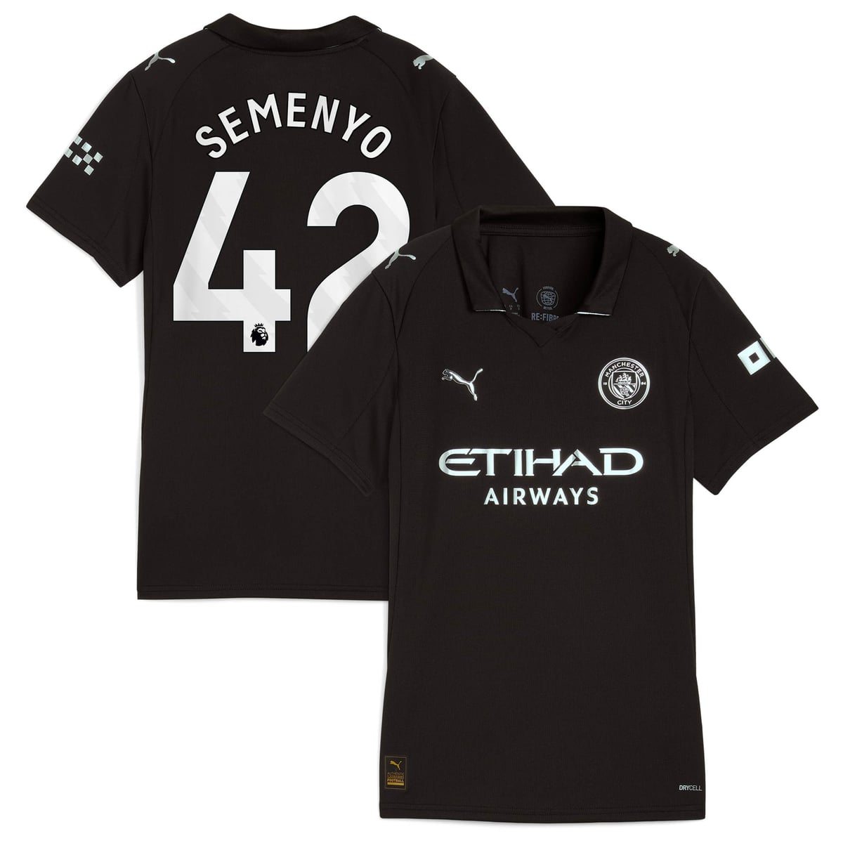Maillot Manchester City Extérieur PUMA - Femme avec flocage Semenyo 42